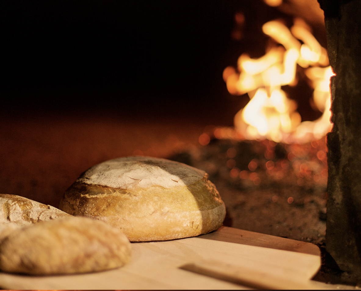 Forno Bio e Te in costruzione